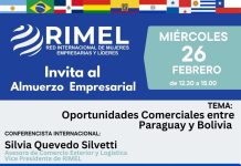 RIMEL Paraguay organiza almuerzo empresarial para fortalecer lazos comerciales entre Paraguay y Bolivia
