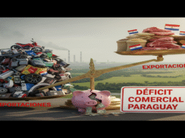 Paraguay registra déficit comercial de USD 791,2 millones a octubre con importaciones creciendo al 10% frente al 3% de las exportaciones