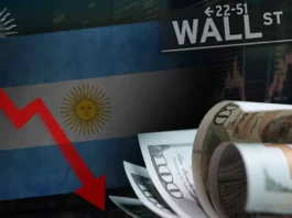 Semana negra para activos argentinos: Merval cae 5,86% en dólares por crisis tecnológica global y riesgo país sube a 503 puntos